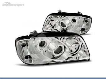 FAROS DELANTEROS LUPA PARA MERCEDES CLASE C W202