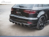 DIFUSOR TRASEIRO AUDI RS3 8V SPORTBACK 2017-- LOOK CARBONO