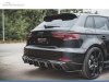 DIFUSOR TRASEIRO AUDI RS3 8V SPORTBACK 2017-- LOOK CARBONO