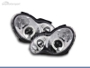 FAROS DELANTEROS OJOS DE ANGEL PARA MERCEDES CLASE C W203