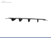 DIFUSOR TRASEIRO BENTLEY CONTINENTAL GT 2009-2012 LOOK CARBONO