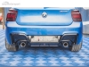 DIFUSOR TRASEIRO BMW 1 F20/F21 2011-2015 PRETO BRILHANTE
