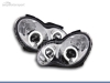 FAROIS DIANTEIROS ANGEL EYE CCFL PARA MERCEDES CLASE C W203