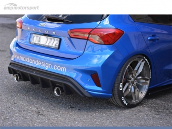 DIFUSOR TRASEIRO FORD FOCUS ST / ST-LINE MK4 2018- PRETO ABS