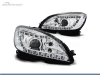 FAROS DELANTEROS LUZ DIURNA LED PARA MERCEDES CLASE C W204