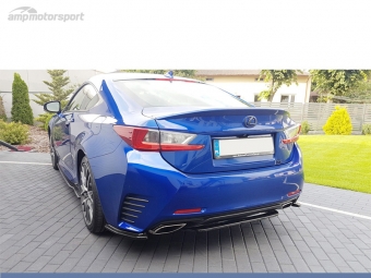 AÑADIDO DE DIFUSOR LEXUS RC 2014-- NEGRO BRILLO