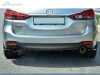 DIFUSOR TRASEIRO MAZDA 6 GJ 2012-2014 LOOK CARBONO