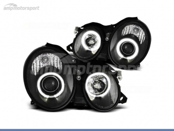 FAROS DELANTEROS OJOS DE ANGEL CCFL PARA MERCEDES CLASE CLK W208