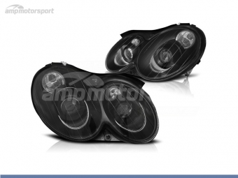 FAROS DELANTEROS LUPA LOOK RESTYLING PARA MERCEDES CLASE CLK W209