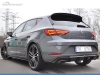 DIFUSOR TRASEIRO SEAT LEON 5F 2017-2020 PRETO BRILHANTE