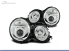 FAROS DELANTEROS OJOS DE ANGEL PARA MERCEDES CLASE E W210