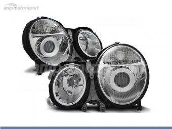 FAROS DELANTEROS LUPA PARA MERCEDES CLASE E W210