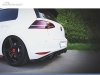 DIFUSOR TRASEIRO VW GOLF MK7 GTI 2013-2016 LOOK CARBONO