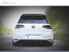 DIFUSOR TRASEIRO VW GOLF MK7 GTI CLUBSPORT 2013-2016 PRETO BRILHANTE