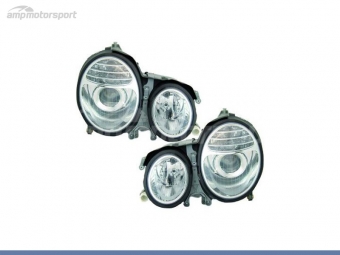 FAROS DELANTEROS LOOK W211 DESIGN PARA MERCEDES CLASE E W210