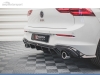 DIFUSOR TRASERO VW GOLF MK8 GTI 2020-- NEGRO MATE