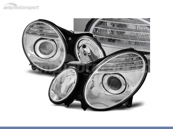 FAROS DELANTEROS LUPA PARA MERCEDES CLASE E W211