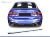 KIT SPOILERS PARA BMW SERIE 3 G20 LOOK PERFORMANCE PRETO BRILHO