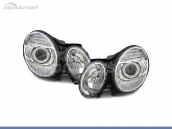 FAROS DELANTEROS LUPA PARA MERCEDES CLASE E W211