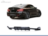 DIFUSOR TRASERO BMW SERIE 4 F32 / F33 LOOK M-PERFORMANCE NEGRO BRILLO