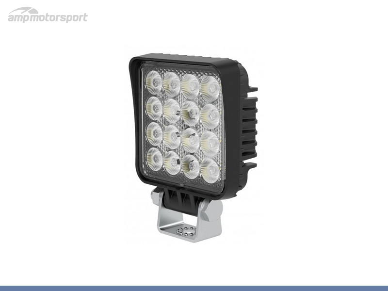 Peça - Foco Led Quadrado 16W 16 Leds Mini