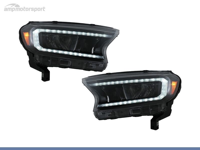 Peça - Farois Dianteiros Full Led Matrix Para Ford Ranger / Raptor 