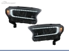 FAROIS DIANTEIROS FULL LED PARA FORD RANGER 15-20