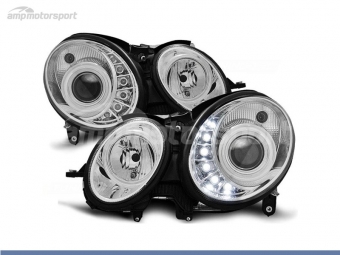 FAROS DELANTEROS LUZ DIURNA LED PARA MERCEDES CLASE E W211