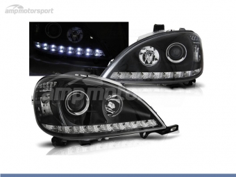 FAROIS DIANTEIROS LUZ DIURNA LED PARA MERCEDES CLASE ML W163