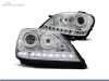 FAROIS DIANTEIROS LUZ DIURNA LED PARA MERCEDES CLASE ML W164