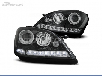 FAROIS DIANTEIROS LUZ DIURNA LED PARA MERCEDES CLASE ML W164