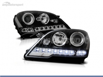 FAROIS DIANTEIROS LUZ DIURNA LED PARA MERCEDES CLASE ML W164