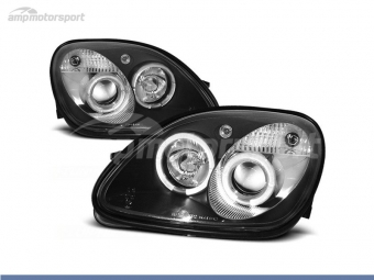 FAROS DELANTEROS OJOS DE ANGEL PARA MERCEDES CLASE SLK R170