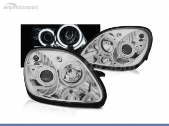 FAROIS DIANTEIROS ANGEL EYE CCFL PARA MERCEDES CLASE SLK R170