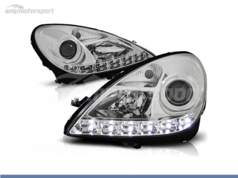 FAROS DELANTEROS LUZ DIURNA LED PARA MERCEDES CLASE SLK R171