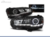 FAROIS DIANTEIROS ANGEL EYES + LUZ DIURNA LED PARA MITSUBISHI LANCER