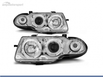 FAROIS DIANTEIROS ANGEL EYE PARA OPEL ASTRA F