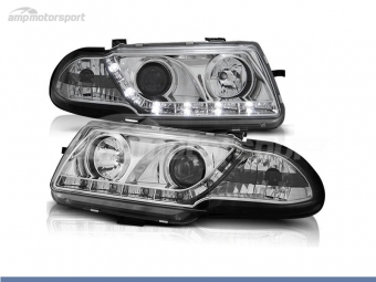 FAROIS DIANTEIROS LUZ DIURNA LED PARA OPEL ASTRA F