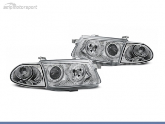 FAROS DELANTEROS OJOS DE ANGEL PARA OPEL ASTRA F