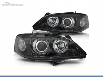 FAROIS DIANTEIROS ANGEL EYE PARA OPEL ASTRA G