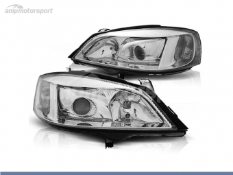 FAROS DELANTEROS LUPA PARA OPEL ASTRA G