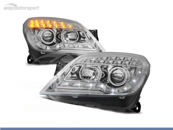 FAROS DELANTEROS LUZ DIURNA LED PARA OPEL ASTRA H