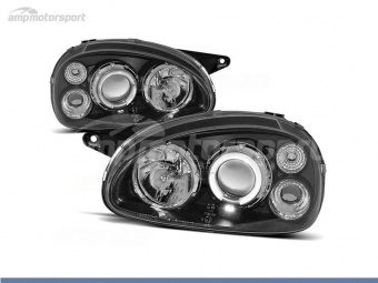 FAROIS DIANTEIROS ANGEL EYE PARA OPEL CORSA B