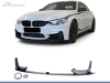 SPOILER LIP DIANTEIRO LOOK M-PERFORMANCE PARA BMW M3 F80 / M4 F82/83 PRETO BRILHO