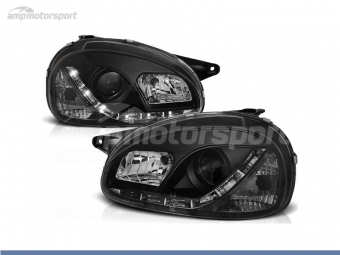 FAROS DELANTEROS LUZ DIURNA LED PARA OPEL CORSA B