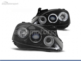 FAROIS DIANTEIROS ANGEL EYE PARA OPEL CORSA C