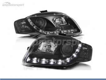 FAROIS DIANTEIROS LUZ DIURNA LED PARA AUDI A4 B7