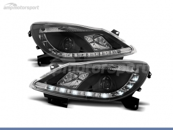 FAROIS DIANTEIROS LUZ DIURNA LED PARA OPEL CORSA D