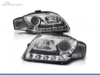 FAROIS DIANTEIROS LUZ DIURNA LED PARA AUDI A4 B7