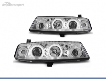 FAROS DELANTEROS OJOS DE ANGEL PARA OPEL CALIBRA